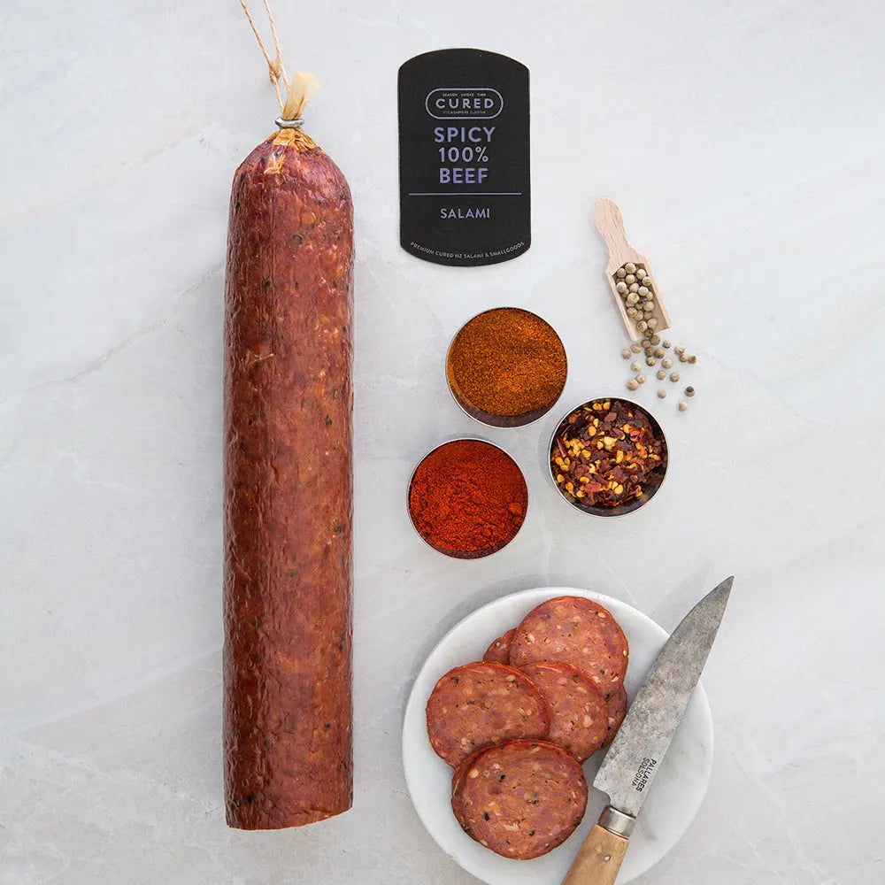 Cured 100 Lamb Salami by Cashmere Cuisine